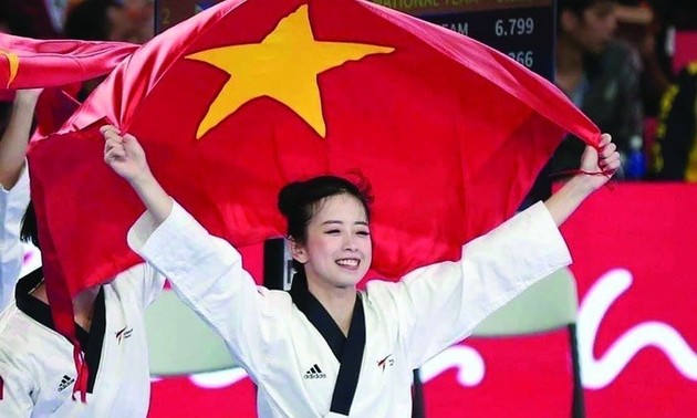 Taekwondo-Kämpferin Chau Tuyet Van gehört zu zehn Botschafterinnen des ASEAN-Sports