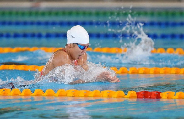 Anh Vien und Quy Phuoc nehmen an nationaler Schwimm-Meisterschaft 2021 teil