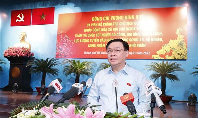 Parlamentspräsident Vuong Dinh Hue: Ho Chi Minh Stadt soll bald Wachstum erholen