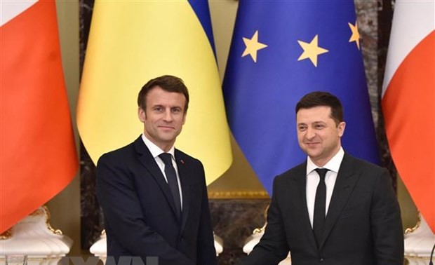 Russland erkennt positive Signale nach Ukraine-Besuch von Frankreichs Präsident Macron