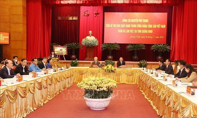 KPV-Generalsekretär Nguyen Phu Trong besucht Provinz Quang Ninh