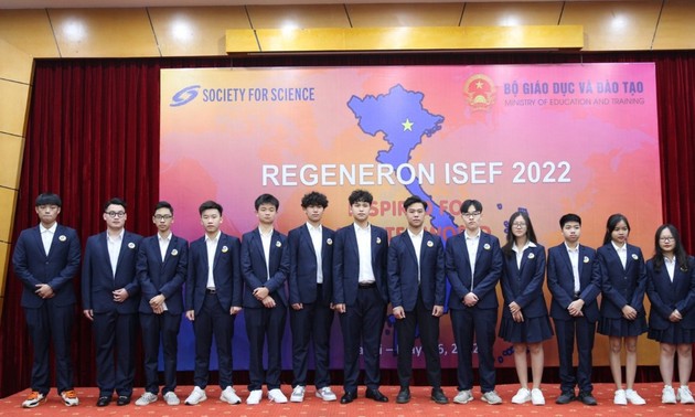Sieben Schülergruppen Vietnams nehmen am internationalen Wissenschaftswettbewerb ISEF 2022 teil