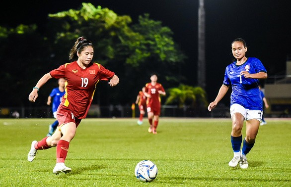 Fußball-Südostasien-Meisterschaft der Frauen: Sieg Vietnams gegen Kambodscha