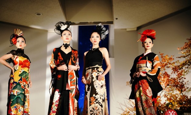 Kulturaustausch: Kimono-Ao Dai-Modenschau im März in Hanoi organisiert
