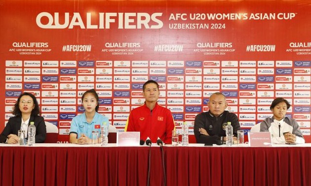 Ziel des vietnamesischen Teams in der Qualifikationsrunde für U20-Fußballasienmeisterschaft der Frauen