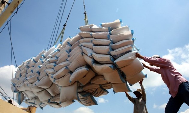 Im April exportierte Vietnam 1,1 Millionen Tonnen Reis