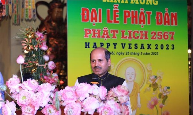 Vesakfest 2023: Buddhismus trägt zur Vertiefung der Beziehungen zwischen Vietnam und Indien bei