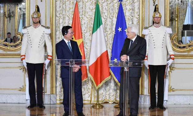 Italien ratifiziert EVIPA während des Italien-Besuchs von Staatspräsident Vo Van Thuong