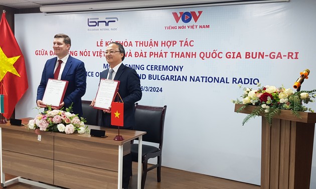 Memorandum of Understanding zwischen der Stimme Vietnams und dem bulgarischen Nationalen Radio