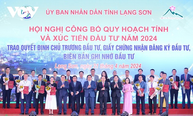 Premierminister Pham Minh Chinh nimmt an Konferenz zur Bekanntmachung der Planung der Provinz Lang Son teil