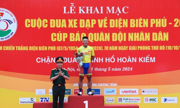 Radrennen „Nach Dien Bien Phu fahren - 2024“: Tran Tuan Kiet gewinnt erste Etappe
