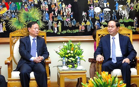 越南公安部部长陈大光会见中国公安部代表团