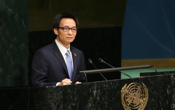 越南政府副总理武德担出席联合国终结艾滋病高级别会议