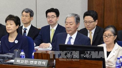 韩国前总统朴槿惠出庭受审