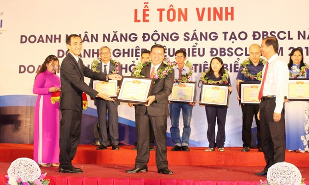 越南九龙江平原地区优秀企业家表彰会举行