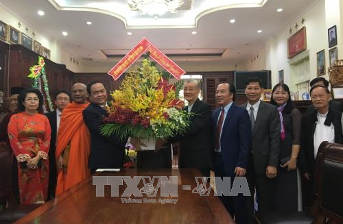 越南领导人向各地宗教组织祝贺圣诞节
