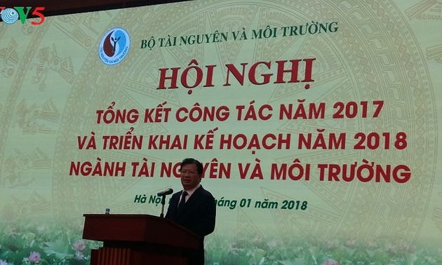 越南资源环境部举行工作总结会议