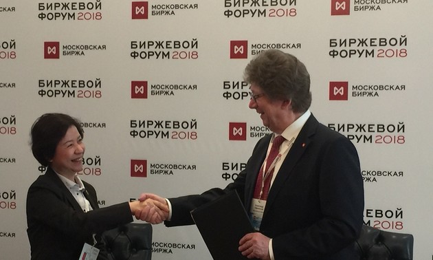 河内证券交易所和莫斯科交易所签署合作协议备忘录
