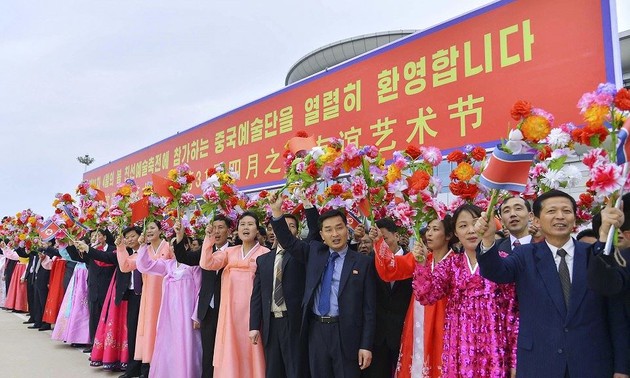 中国参加在朝鲜举行的第31届“四月之春”友谊艺术节
