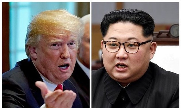 美国与朝鲜官员在板门店讨论双边首脑会谈事宜