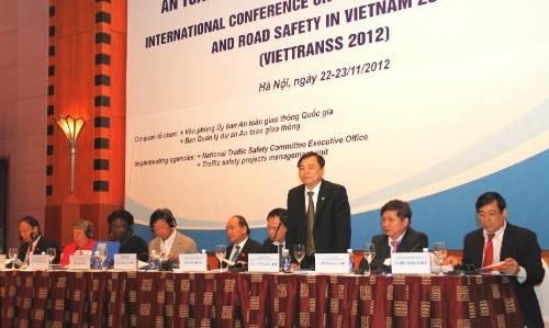 Internationale Konferenz über Verkehrssicherheit in Vietnam