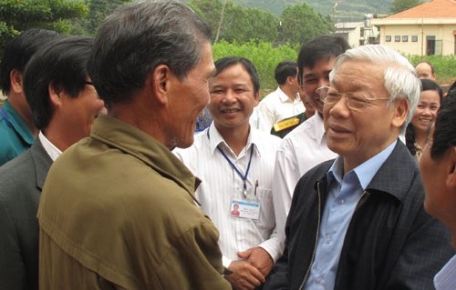 KPV-Generalsekretär Nguyen Phu Trong besucht Lam Dong