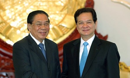 Premier Dung trifft Laos’ Staatspräsident und Kambodschas Premierminister