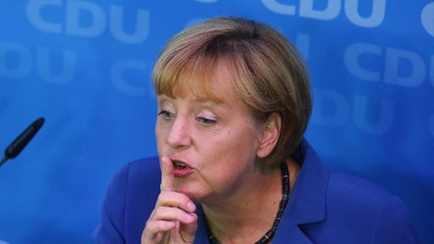 Deutsche Bundestagwahl: die Union der CDU und CSU liegt vorne