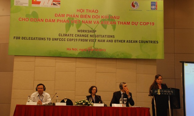 Verbesserung der Verhandlungsfähigkeit über Klimawandel für Vietnam und ASEAN 