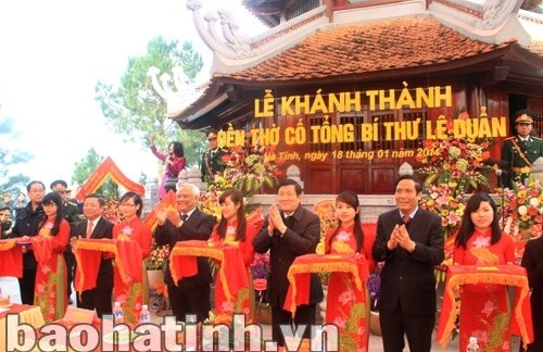 Tempel für verstorbenen KPV-Generalsekretär Le Duan eingeweiht