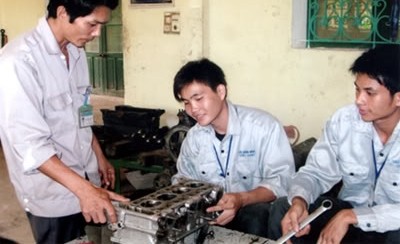 Berufsausbildung für ländliche Arbeitskräfte in Yen Bai