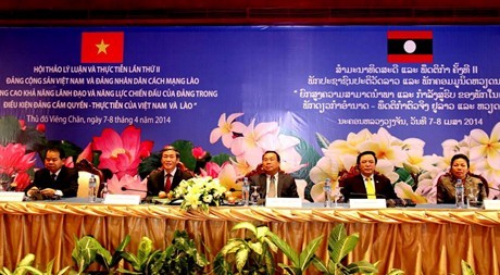 Theorie-Seminar zwischen Parteien Vietnams und Laos’ geht zu Ende