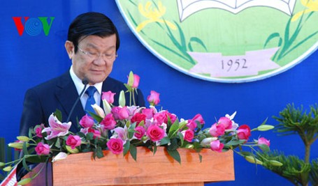 Brief des Staatspräsidenten Truong Tan Sang zum neuen Schuljahr