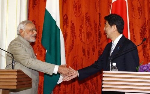 Japan und Indien bauen Gegengewicht in Asien