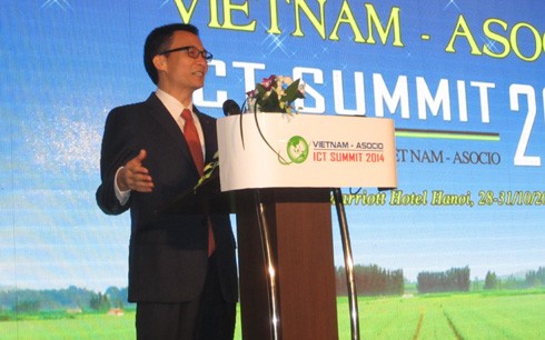 Eröffnung des hochrangigen IT-Forums Vietnam ASOCIO 2014