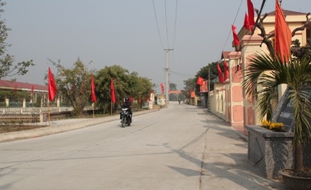 Gemeinde Khanh Thien der Provinz Ninh Binh erfüllt als erste die Kriterien der neuen ländlichen Räum
