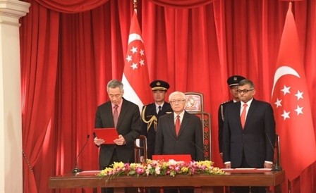 Neues Kabinett in Singapur vereidigt sich