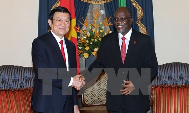 Staatspräsident führt Gespräch mit Tansanias Präsident