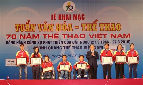 Eröffnung der Kultur- und Sportwoche Vietnams