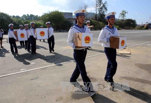 Inselkreis Truong Sa erledigt die Vorbereitung für die Wahlen