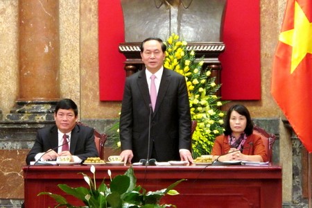Staatspräsident Tran Dai Quang besucht Brunei