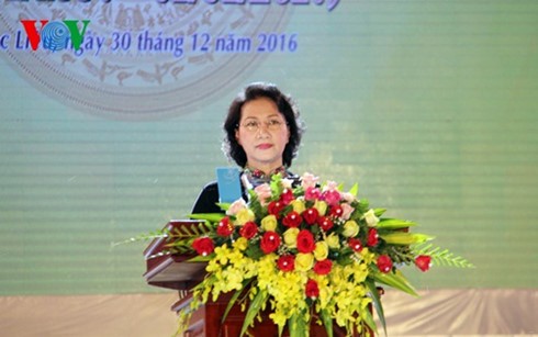 Parlamentspräsidentin nimmt an Feier zum 20. Jahrestag der Wiedergründung von Bac Lieu teil