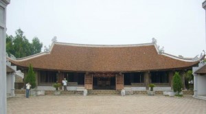 Die typische Struktur der klassischen Dörfer in Vietnam