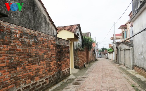Die Umgebung der klassischen Dörfer in Vietnam