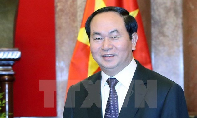 Glückwunsch zum Neujahr des Staatspräsidenten Tran Dai Quang
