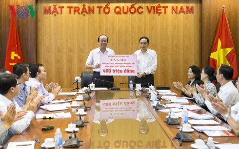 Hilfe für Flutopfer in bergigen Provinzen in Nordvietnam