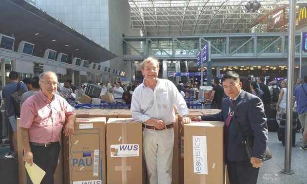 Deutscher WUS hilft vietnamesischen Flutopfern mit 20 Wasserfiltern PAUL