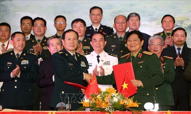 Freundschaftsaustausch an der Grenze zwischen Vietnam und China