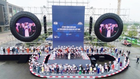 Globale Kampagne für Verkehrssicherheit in Vietnam gestartet