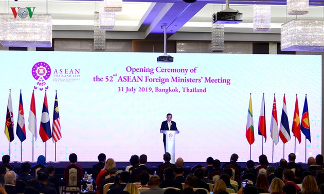 Eröffnung der 52. ASEAN-Außenministerkonferenz in Bangkok